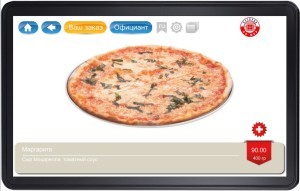 Электронное меню на планшете2-программа для ресторана